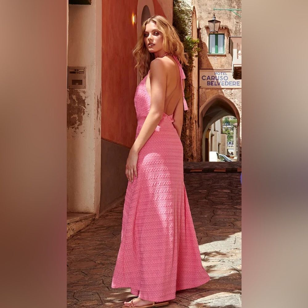 Melissa Odabash Maeva Pink Dress Sz XS